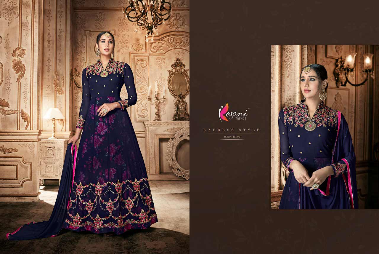 Kyra Vol-10 Kesari Trendz Heavy Georgette Suits Set Kyra Vol-10 Kesari Trendz Heavy Georgette Suits Set